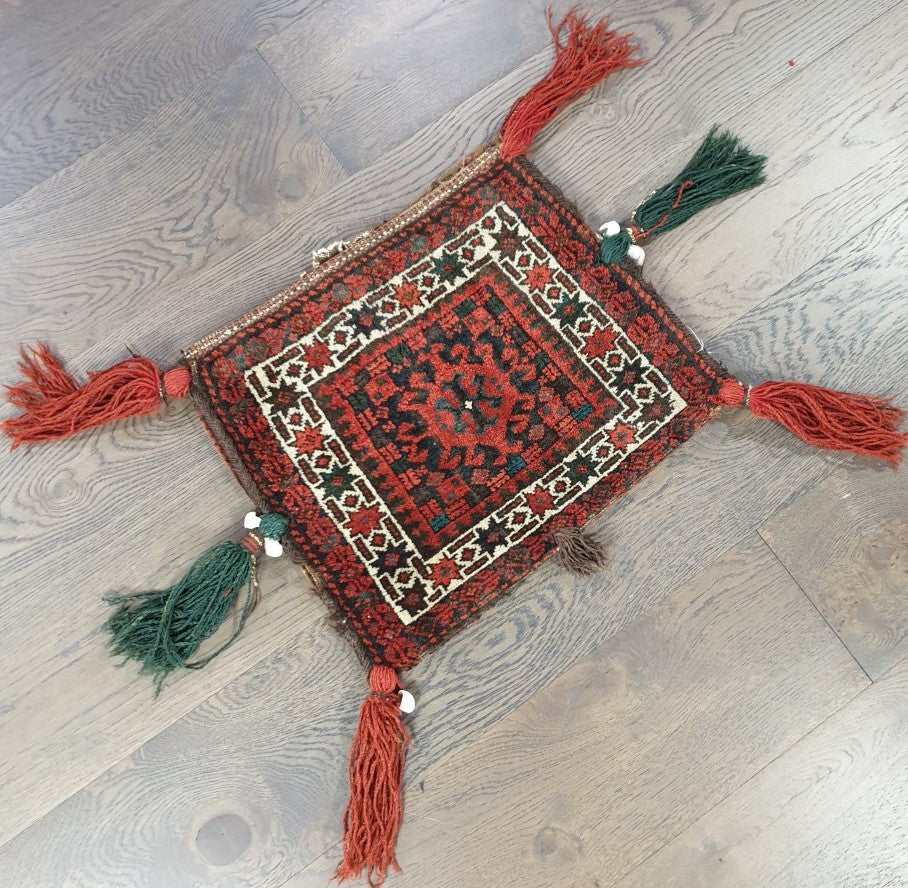 Amazing old antique decorative Balauch bag - Hakiemie Rug Gallery