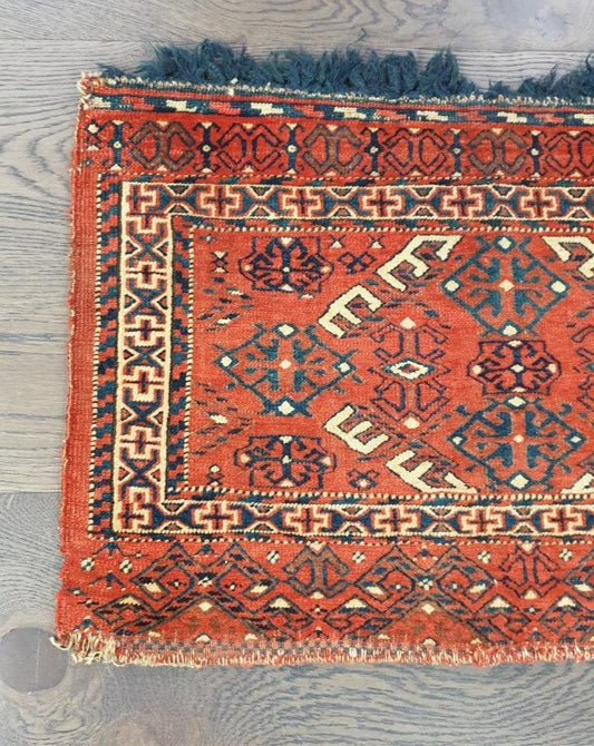 Amazing handmade antique Turkmen - Hakiemie Rug Gallery
