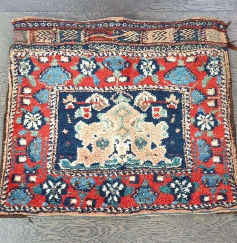 Wonderful old antique decorative Afshar bag - Hakiemie Rug Gallery