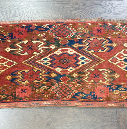 Wonderful old antique Turkmen Ersari Bishar - Hakiemie Rug Gallery