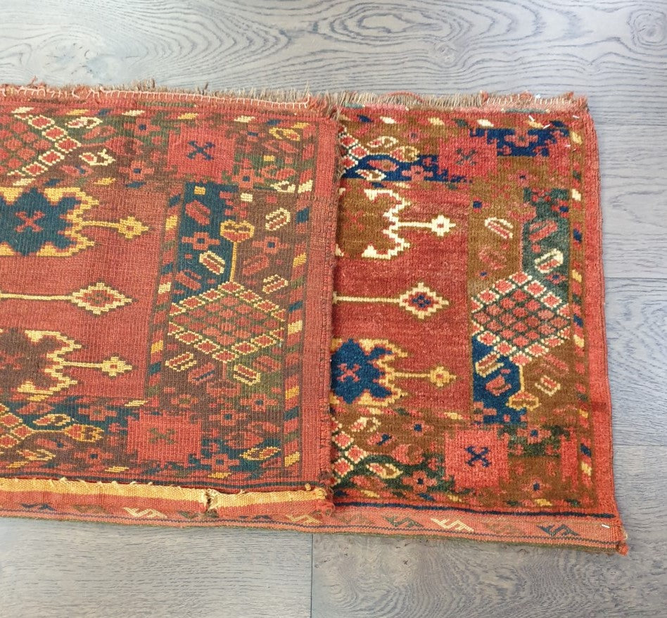 Wonderful old antique Turkmen Ersari Bishar - Hakiemie Rug Gallery
