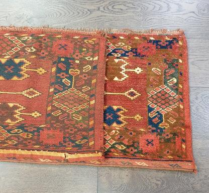 Wonderful old antique Turkmen Ersari Bishar - Hakiemie Rug Gallery