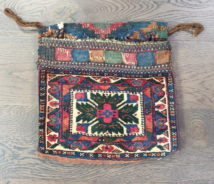 Beautiful Old antique Handmade Aifshar bag - Hakiemie Rug Gallery