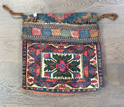 Beautiful Old antique Handmade Aifshar bag - Hakiemie Rug Gallery