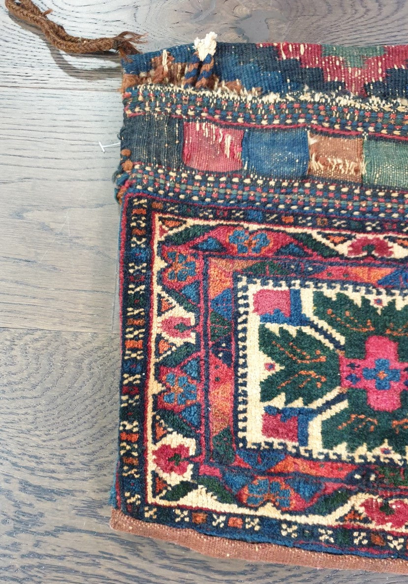 Beautiful Old antique Handmade Aifshar bag - Hakiemie Rug Gallery