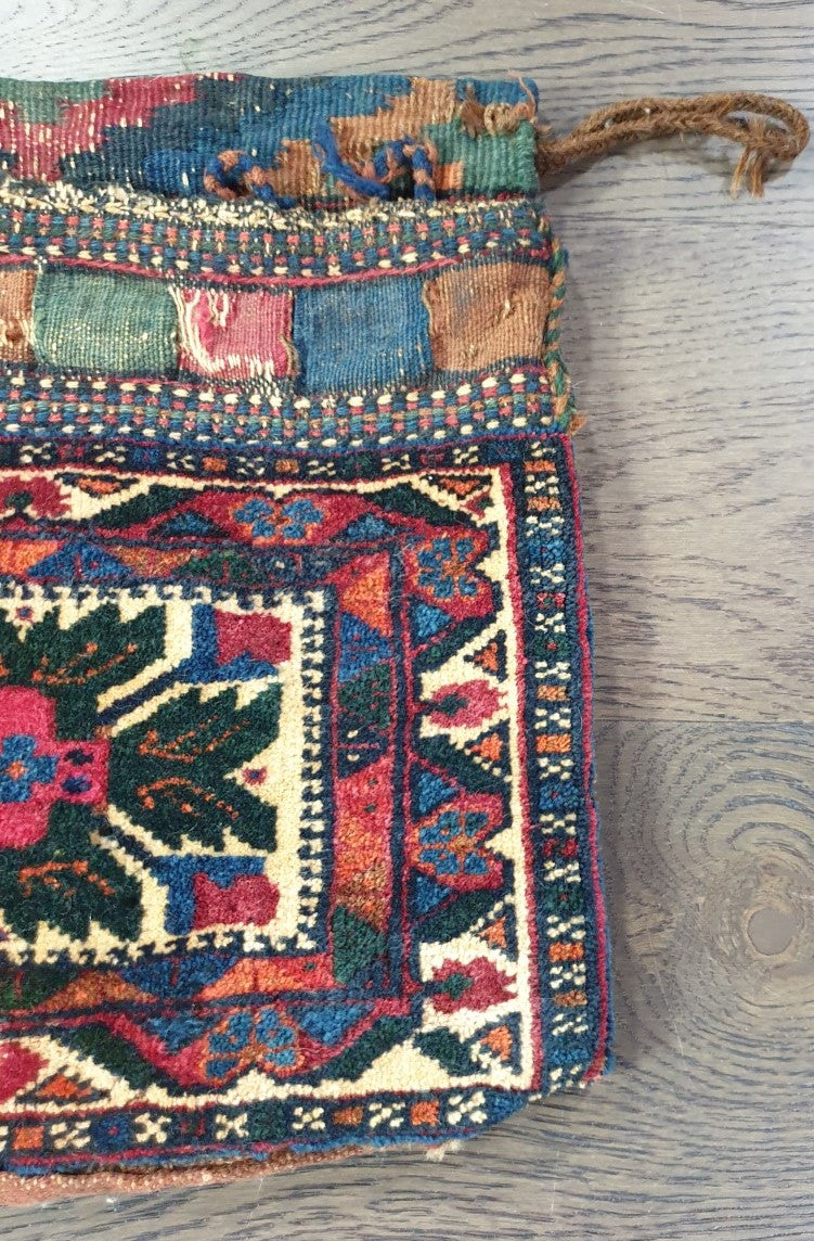 Beautiful Old antique Handmade Aifshar bag - Hakiemie Rug Gallery