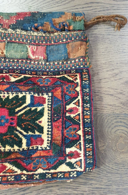 Beautiful Old antique Handmade Aifshar bag - Hakiemie Rug Gallery