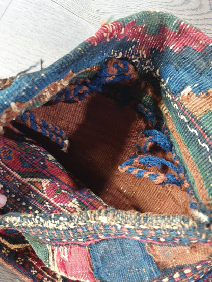 Beautiful Old antique Handmade Aifshar bag - Hakiemie Rug Gallery