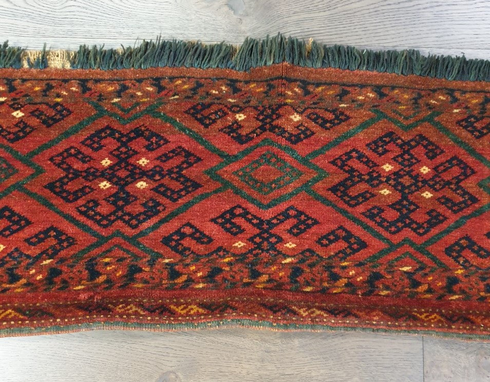 Amazing old antique Turkmen Ersari Torba - Hakiemie Rug Gallery