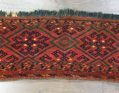 Amazing old antique Turkmen Ersari Torba - Hakiemie Rug Gallery