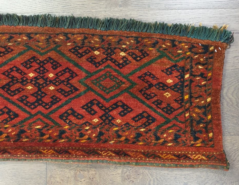 Amazing old antique Turkmen Ersari Torba - Hakiemie Rug Gallery