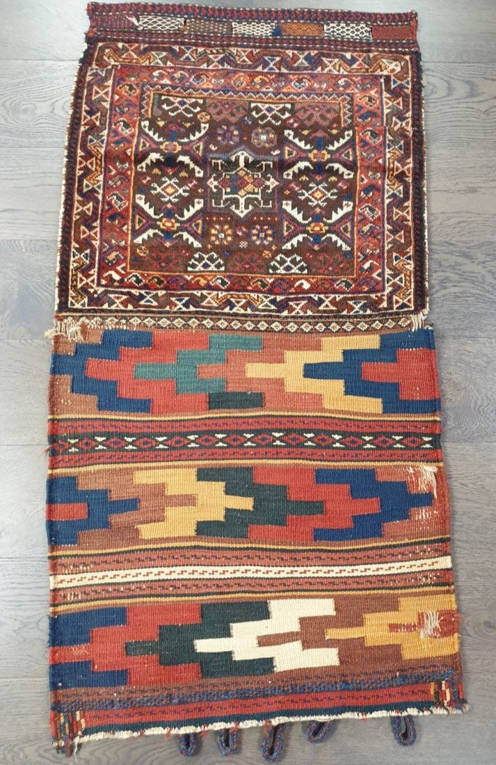 Stunning old antique decorative Hamsah bag - Hakiemie Rug Gallery