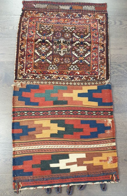 Stunning old antique decorative Hamsah bag - Hakiemie Rug Gallery