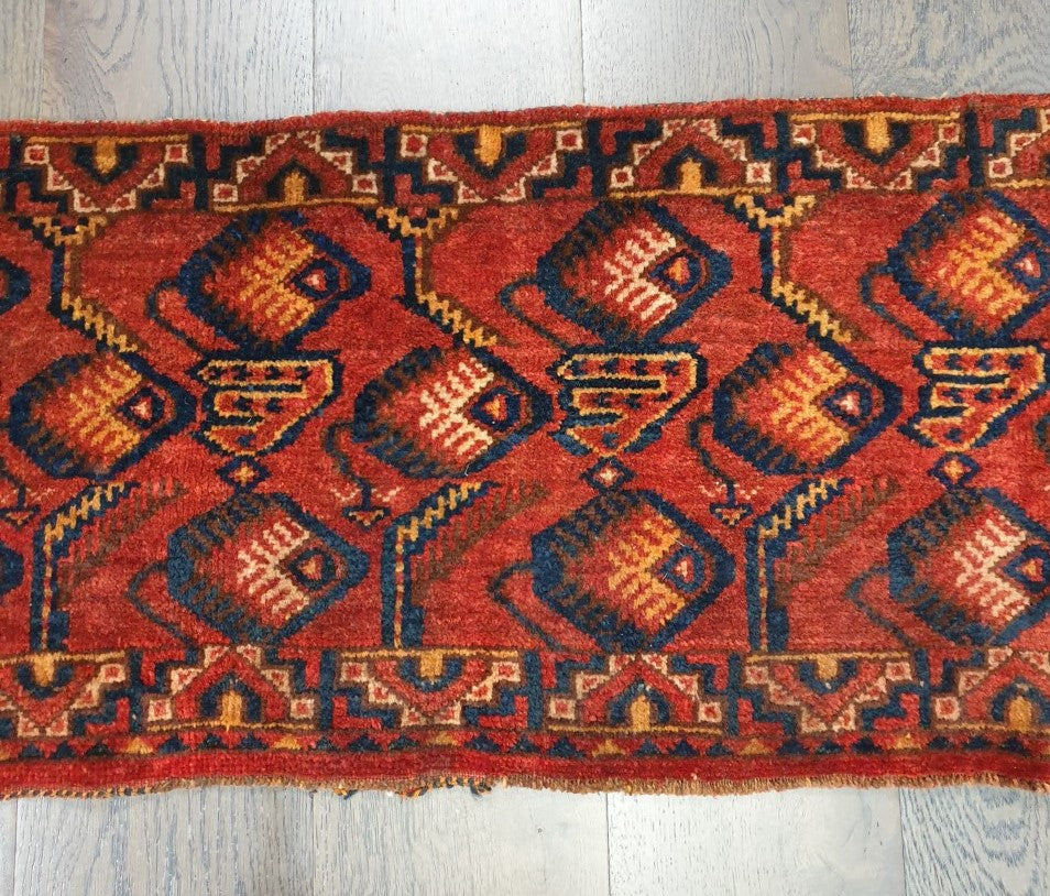 Wonderful old antique Turkmen Ersari Torba - Hakiemie Rug Gallery