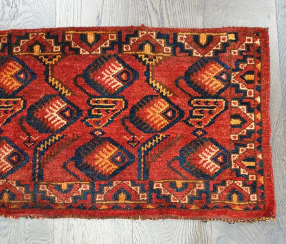 Wonderful old antique Turkmen Ersari Torba - Hakiemie Rug Gallery