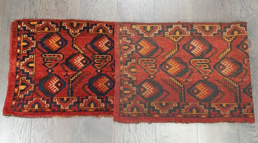 Wonderful old antique Turkmen Ersari Torba - Hakiemie Rug Gallery