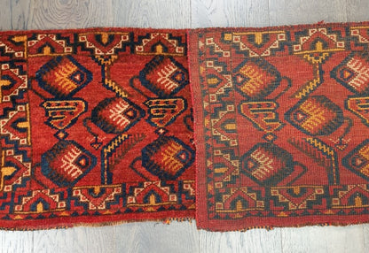 Wonderful old antique Turkmen Ersari Torba - Hakiemie Rug Gallery