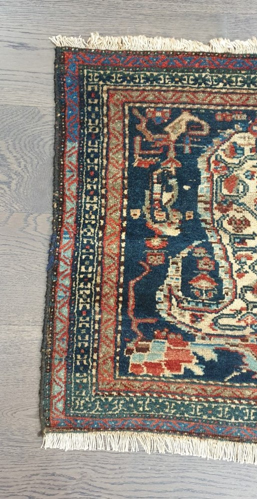 Beautiful antique Handmade Malayer small Rug - Hakiemie Rug Gallery