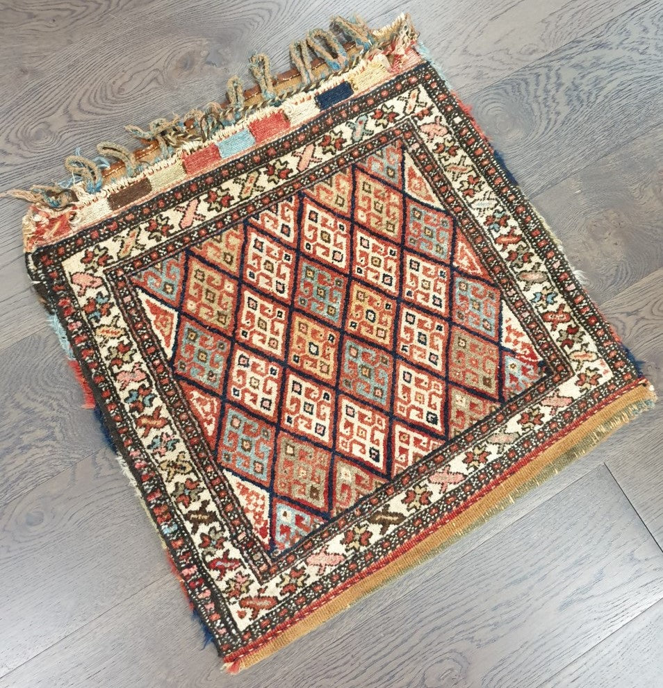Amazing old antique decorative Kurdish Jaff bag - Hakiemie Rug Gallery