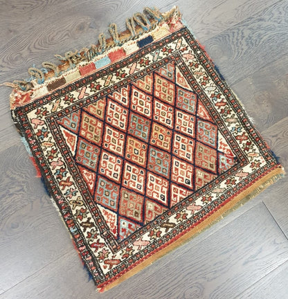 Amazing old antique decorative Kurdish Jaff bag - Hakiemie Rug Gallery