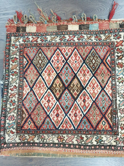 Beautiful old antique decorative Kurdish Jaff bag - Hakiemie Rug Gallery