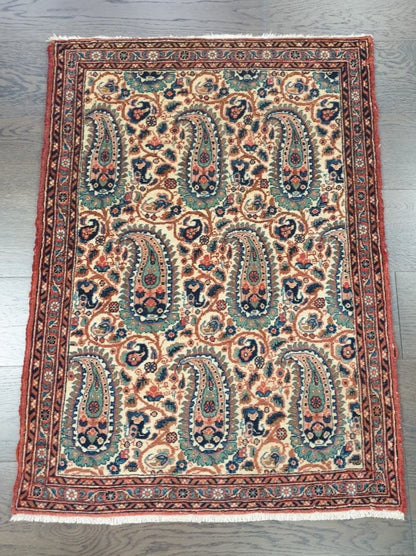 Wonderful Old Antique Senneh rug - Hakiemie Rug Gallery