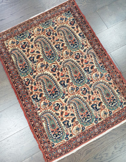 Wonderful Old Antique Senneh rug - Hakiemie Rug Gallery