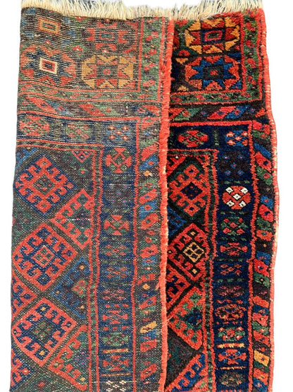 Beautiful Old Antique Handmade Kurdish Jaff bagface - Hakiemie Rug Gallery