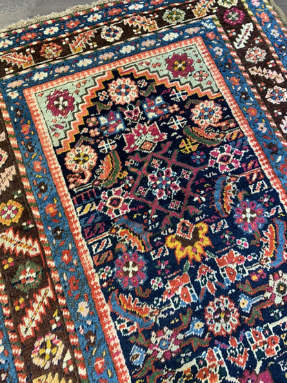 Amazing antique Handmade Caucasian Karabagh Runner - Hakiemie Rug Gallery