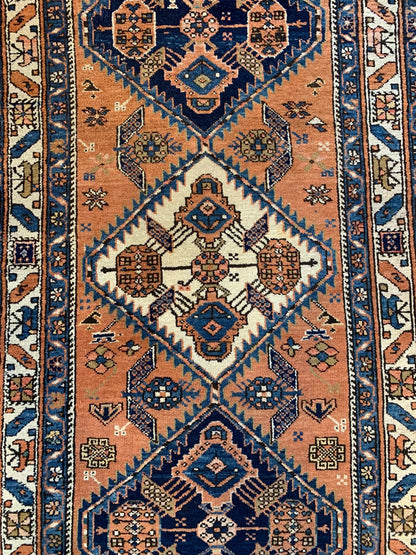 Wonderful antique Handmade Heriz Karaja Runner - Hakiemie Rug Gallery