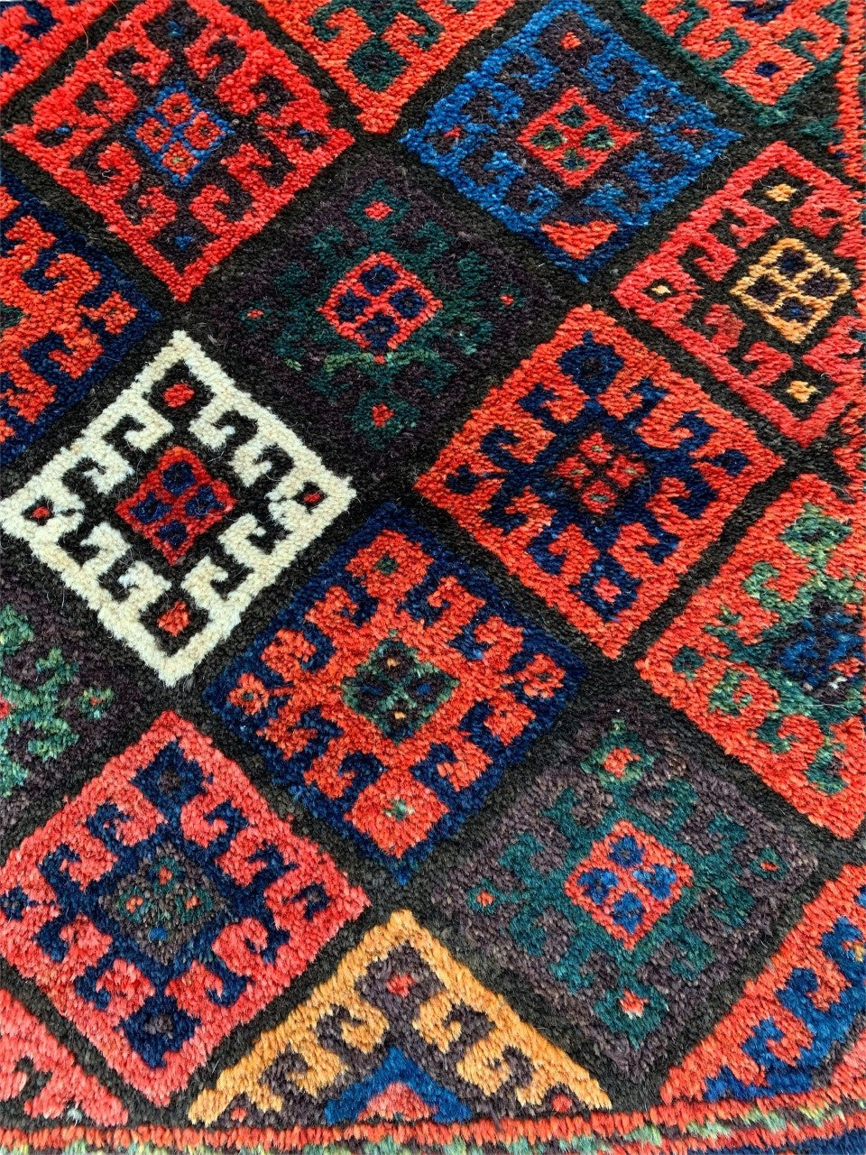 Beautiful Old Antique Handmade Kurdish Jaff bagface - Hakiemie Rug Gallery