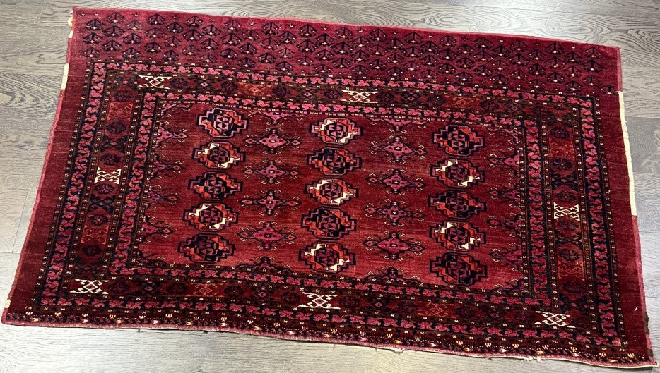Amazing old antique Turkmen Ersari Chuval - Hakiemie Rug Gallery