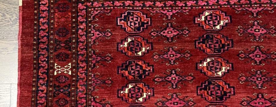 Amazing old antique Turkmen Ersari Chuval - Hakiemie Rug Gallery