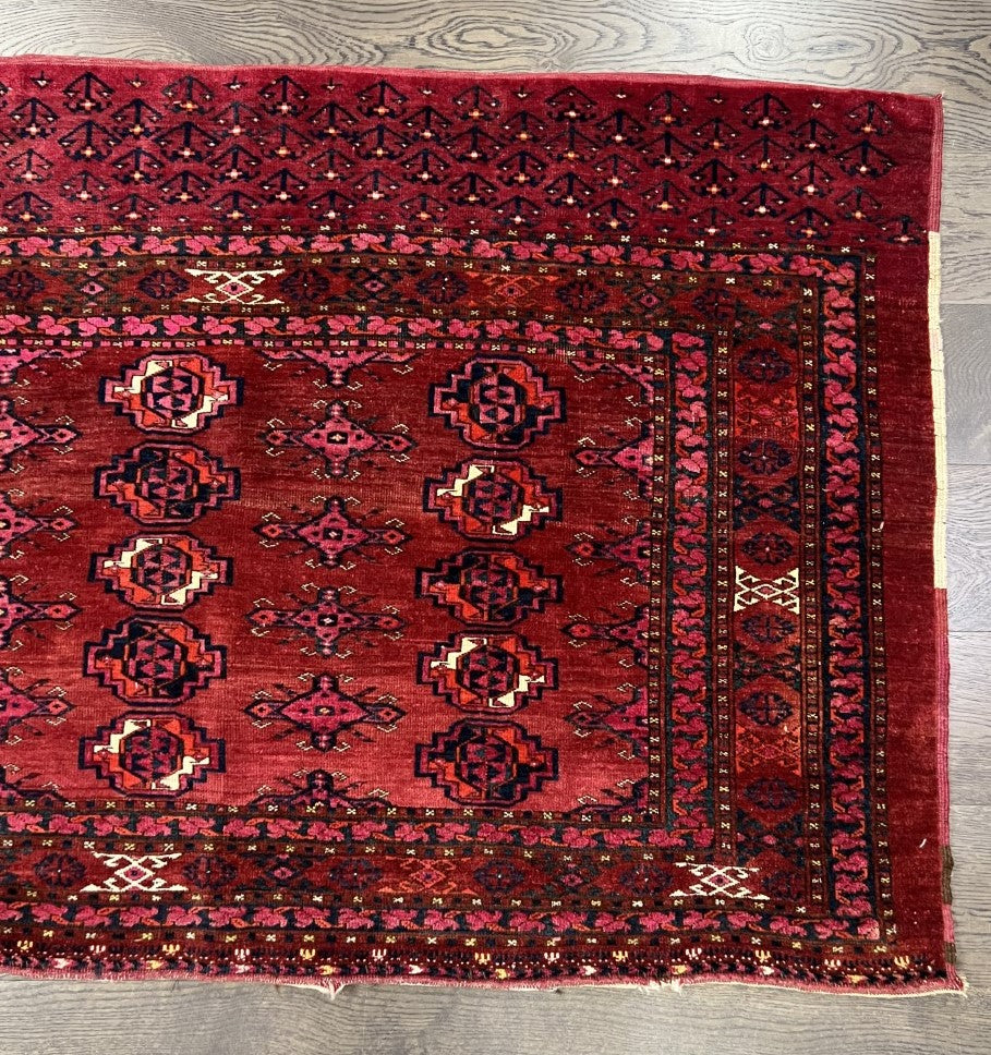 Amazing old antique Turkmen Ersari Chuval - Hakiemie Rug Gallery