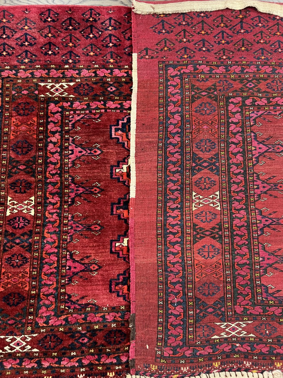Amazing old antique Turkmen Ersari Chuval - Hakiemie Rug Gallery