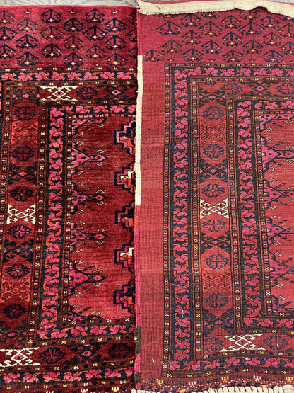 Amazing old antique Turkmen Ersari Chuval - Hakiemie Rug Gallery