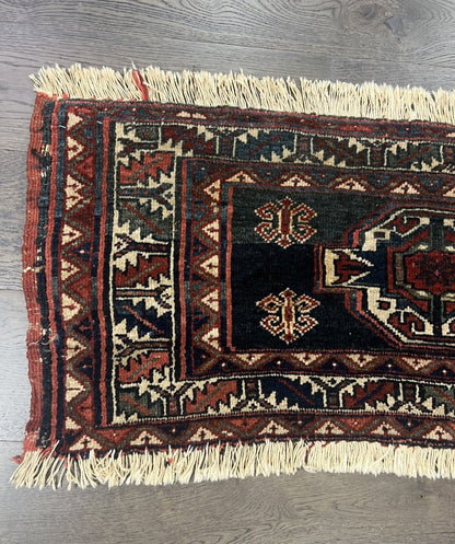 Amazing old antique Veramin Mafrash rug - Hakiemie Rug Gallery