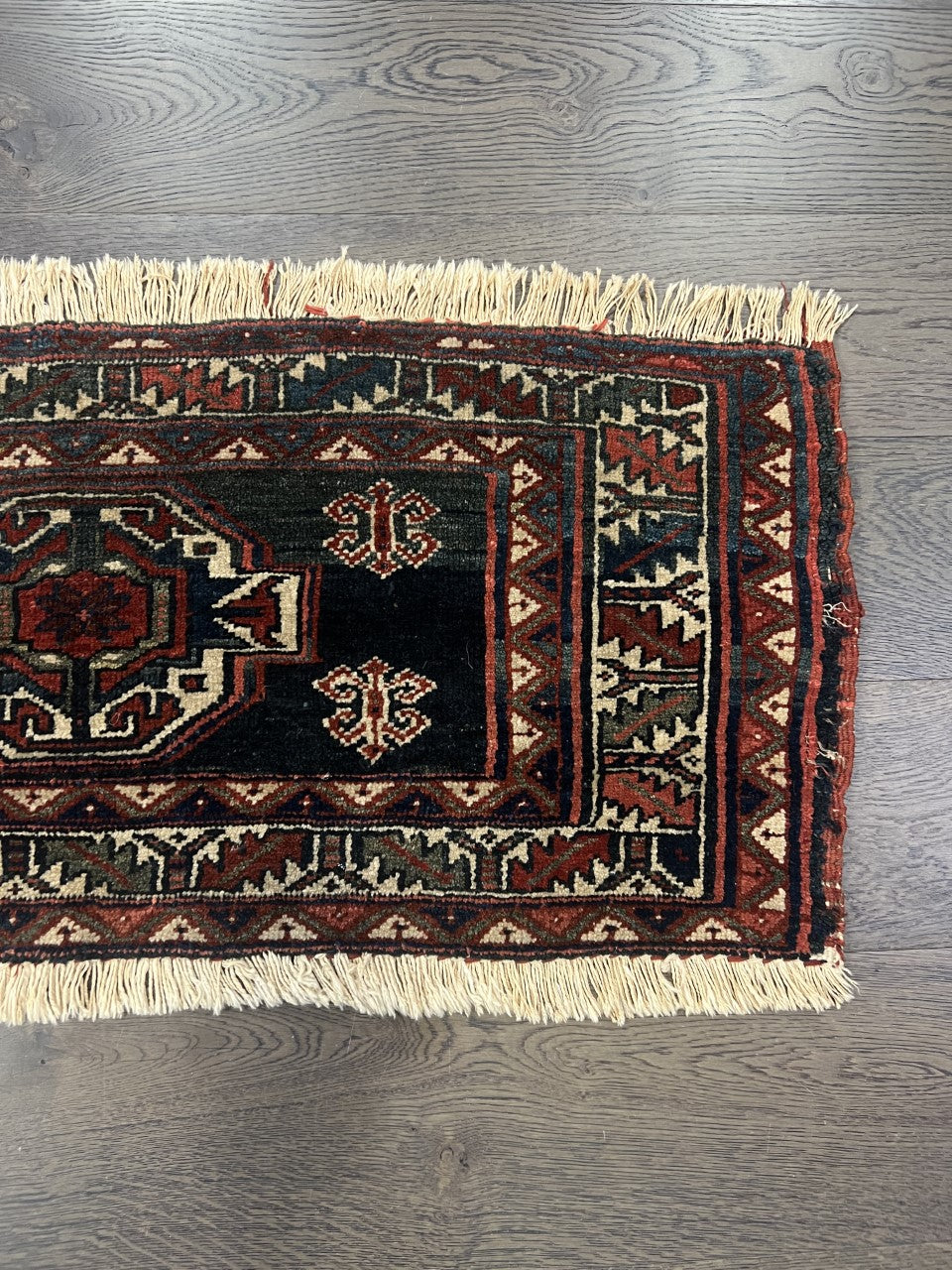 Amazing old antique Veramin Mafrash rug - Hakiemie Rug Gallery