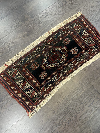 Amazing old antique Veramin Mafrash rug - Hakiemie Rug Gallery