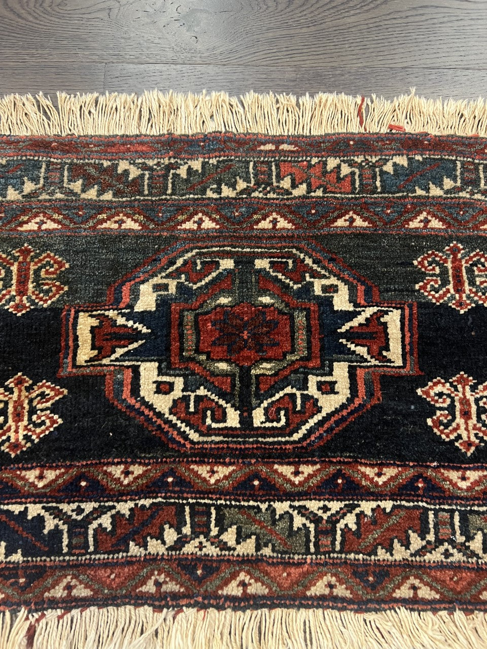 Amazing old antique Veramin Mafrash rug - Hakiemie Rug Gallery
