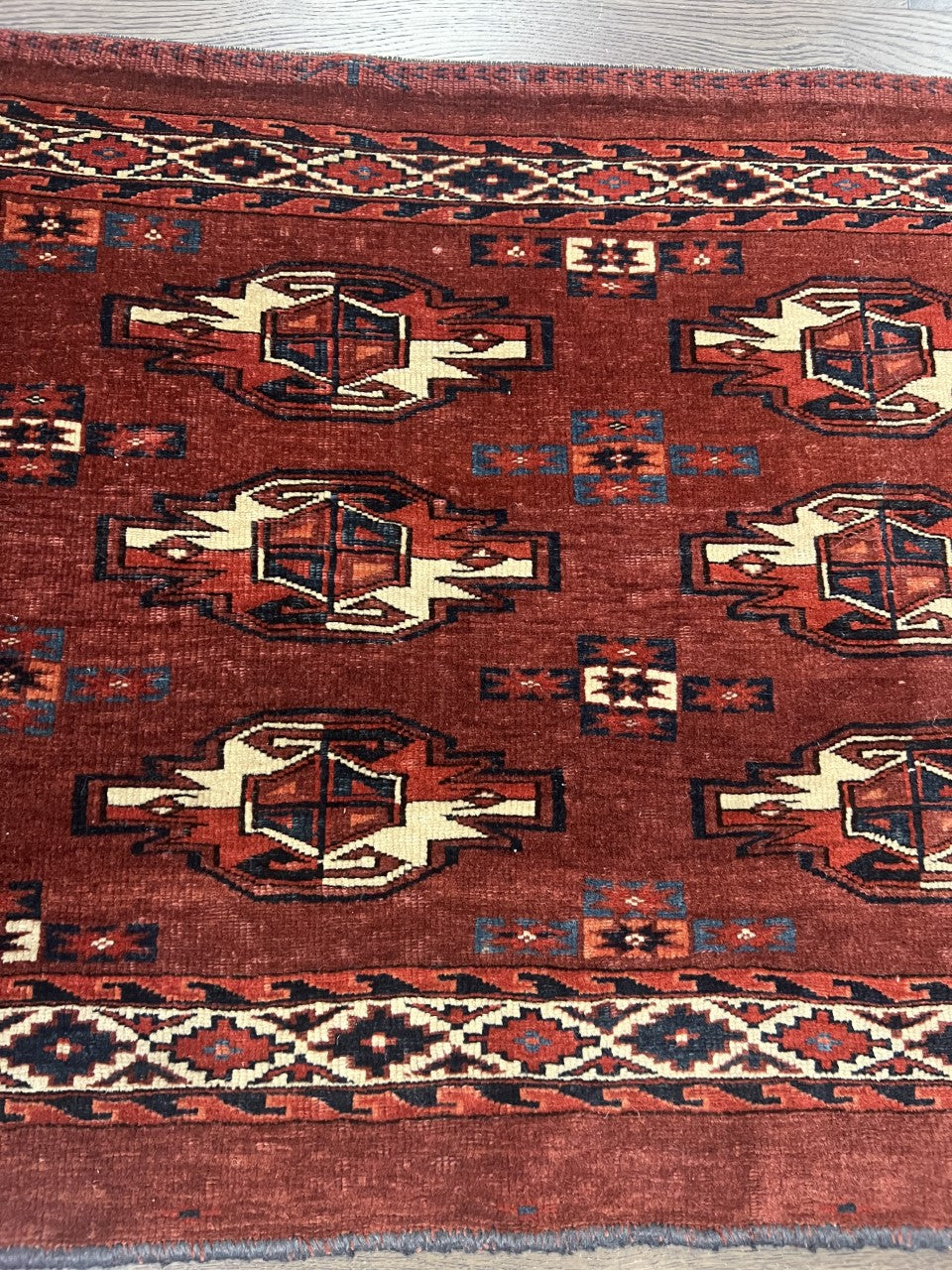 Amazing old antique Turkmen Yomut Chuval - Hakiemie Rug Gallery