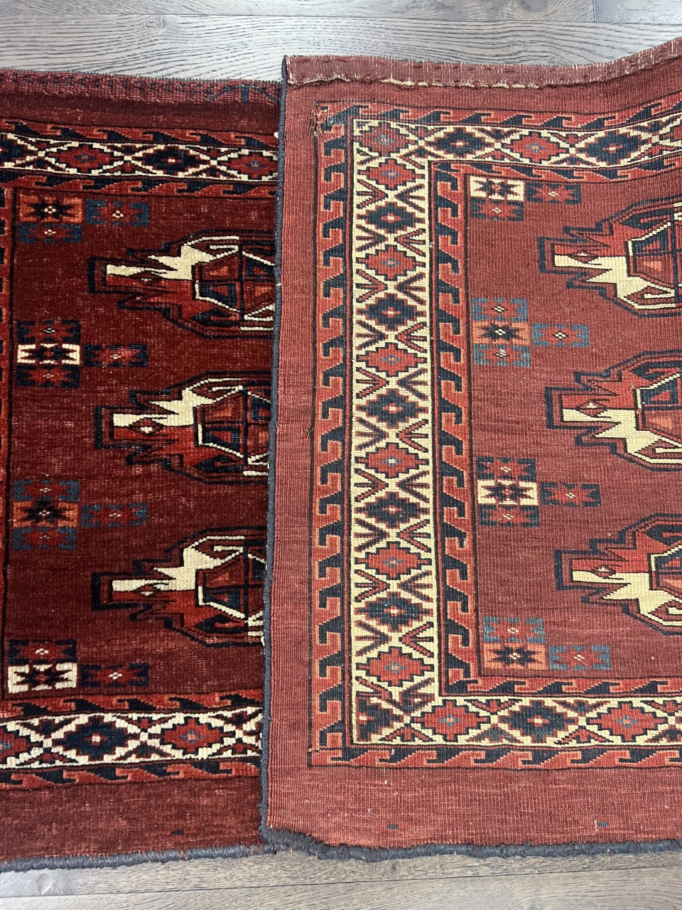 Amazing old antique Turkmen Yomut Chuval - Hakiemie Rug Gallery