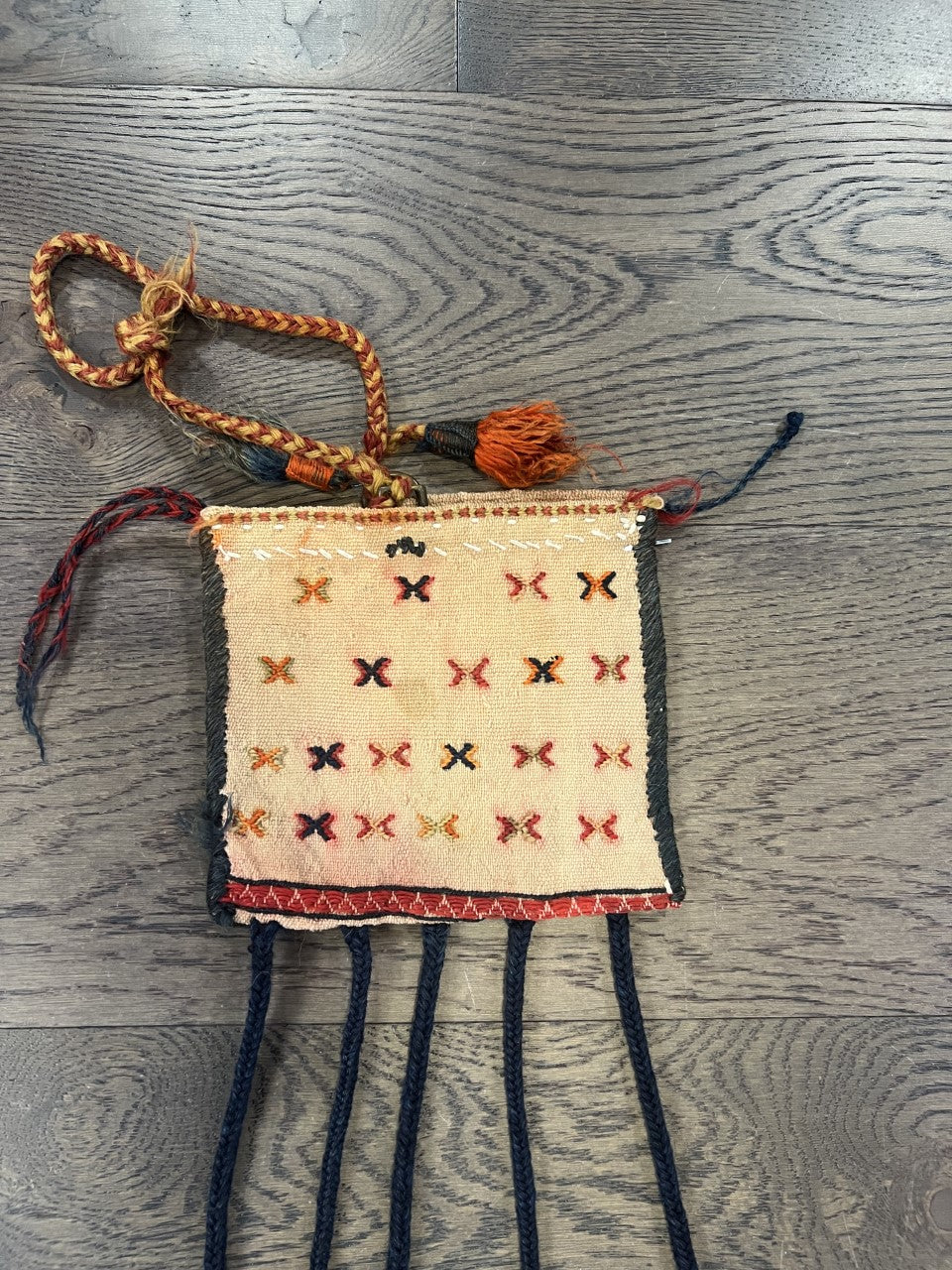 Stunning Old Antique Handmade Verneh Shasavan bag - Hakiemie Rug Gallery