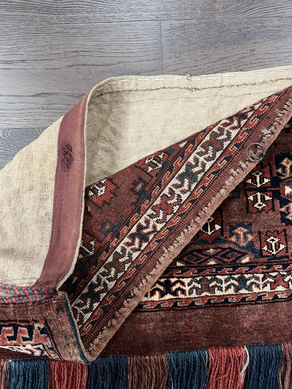 Amazing old antique Turkmen Yomut Torba - Hakiemie Rug Gallery