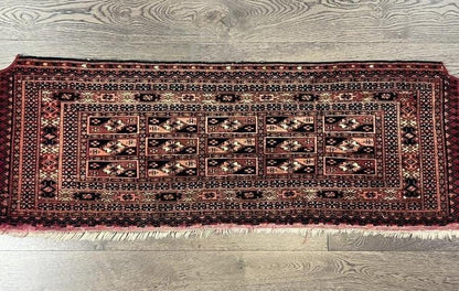 Amazing antique handmade Turkmen Tekke Torba - Hakiemie Rug Gallery