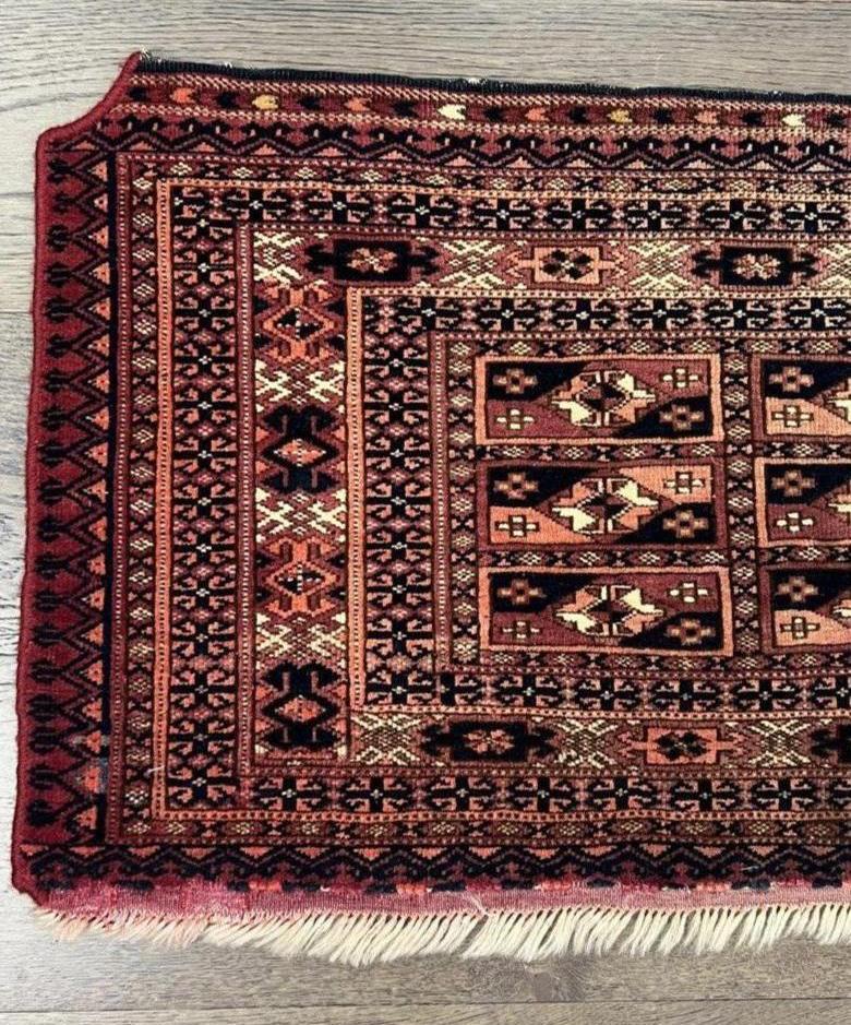 Amazing antique handmade Turkmen Tekke Torba - Hakiemie Rug Gallery