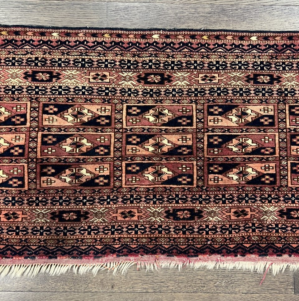 Amazing antique handmade Turkmen Tekke Torba - Hakiemie Rug Gallery