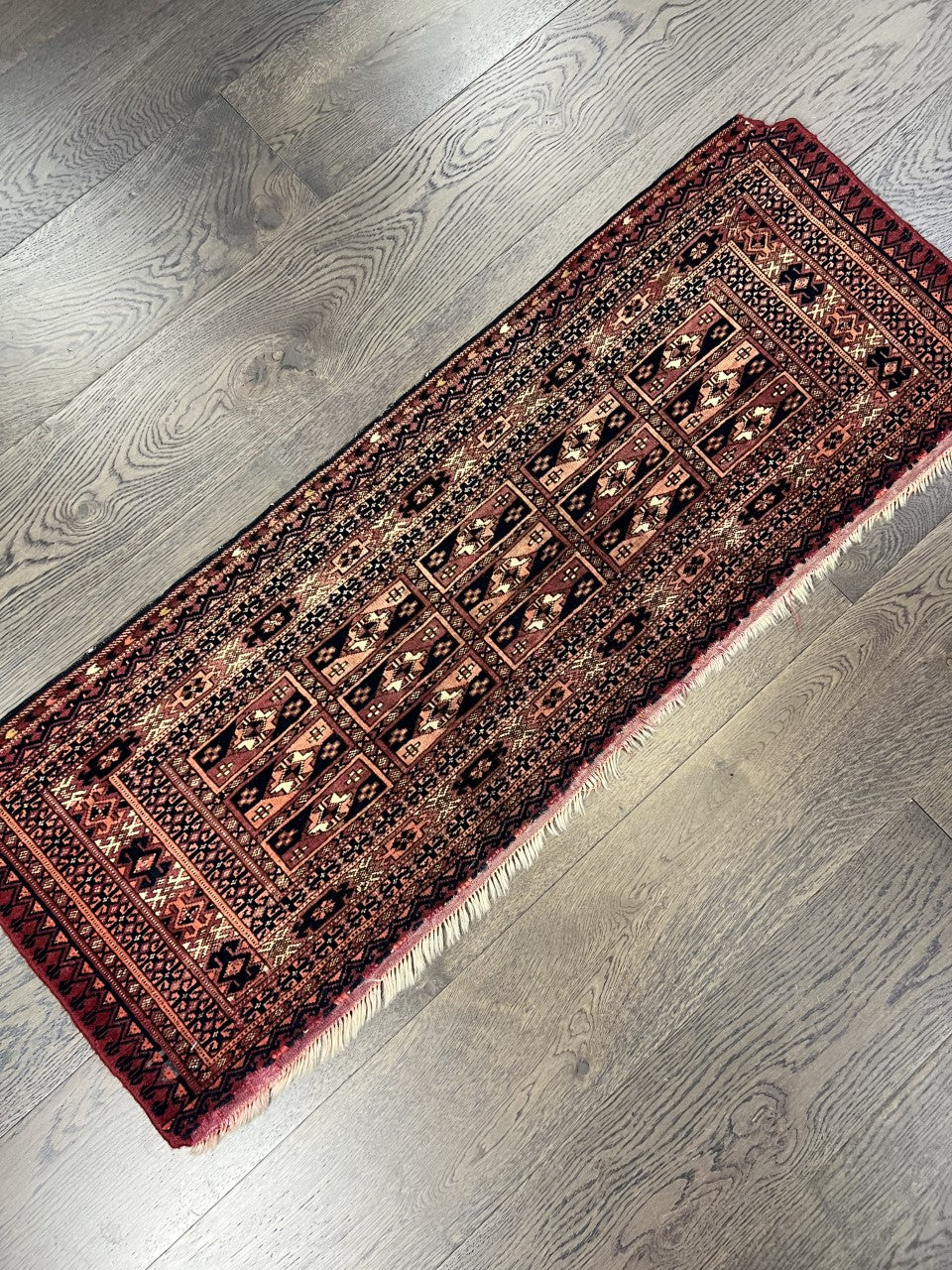 Amazing antique handmade Turkmen Tekke Torba - Hakiemie Rug Gallery