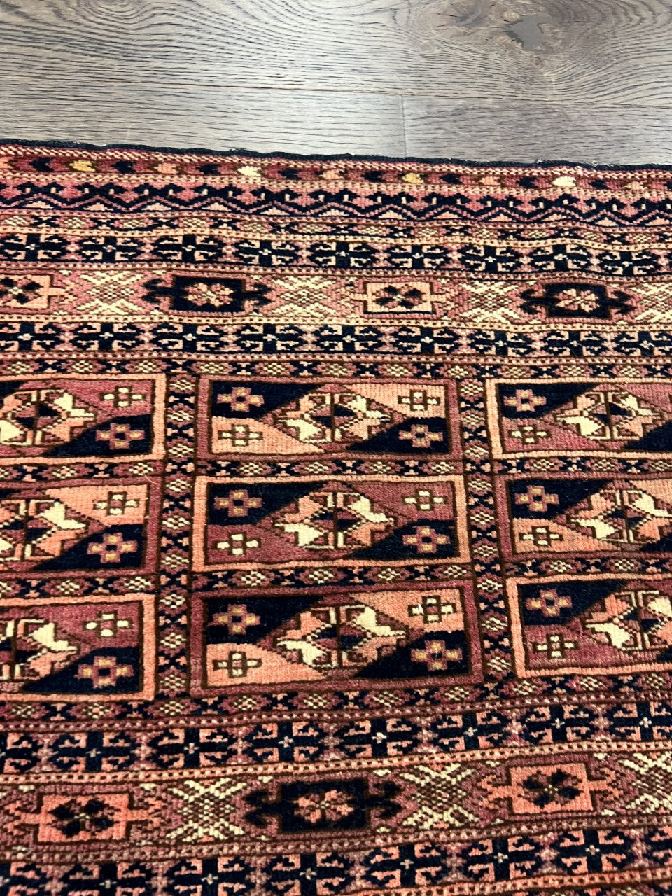 Amazing antique handmade Turkmen Tekke Torba - Hakiemie Rug Gallery
