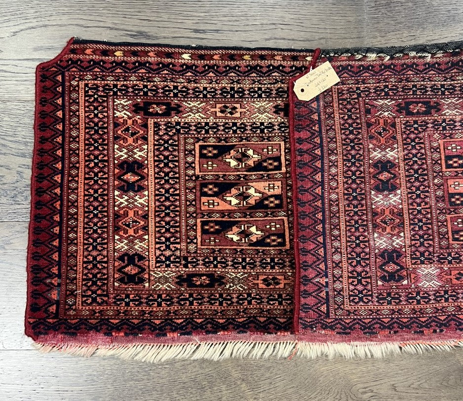 Amazing antique handmade Turkmen Tekke Torba - Hakiemie Rug Gallery